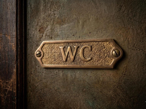 Plaque porte en - porte, laiton