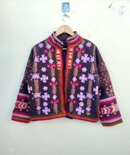 Veste Imprimée Suzani Noire