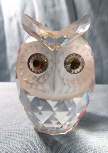 Hibou cristal swarovski - hibou,