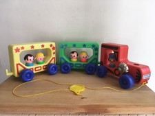 Train A Tirer Jouet A Traîner Educalux Vintage Années 60-70