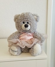 Peluche Doudou Ours Gris Tutu Rose Repetto  MARIONNAUD 36 cm