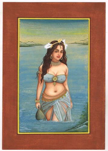 Indien miniature art - miniature, peinture
