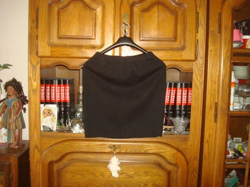 Jupe noire marque jean chancel - noire,