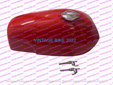 Réservoir d'essence Norton Commando Fastback en acier rouge + robinet de bouc...