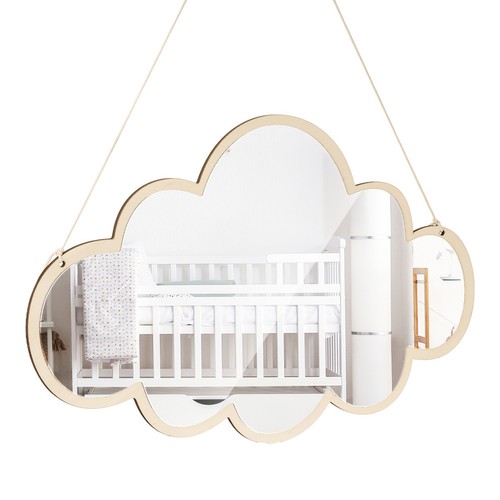Miroir cadre bois pour - en,