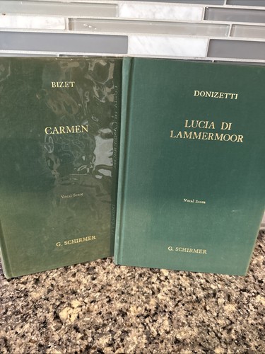 Opera vocal score set schirmer - vocal,