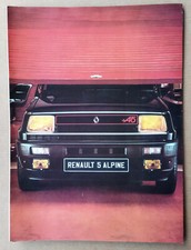 --  CATALOGUE RENAULT 5 TURBO ALPINE. VERSION A --  35 x 22