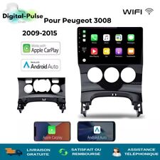 Carplay Peugeot 3008 2009-2015 ? GPS Android + IOS ? Écran Tactile 9" sans fil