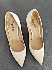 REPETTO - Escarpins à bout pointu - Satin Ivoire - T36