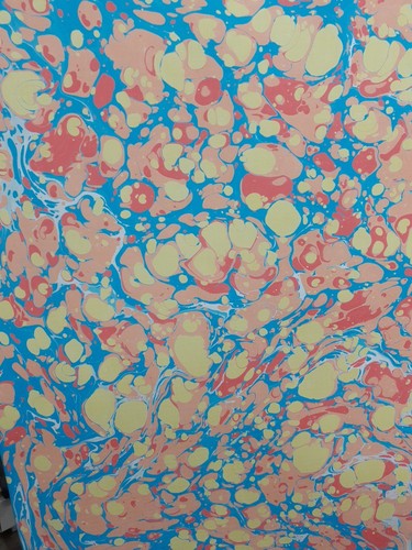 Papier marbré cuve de - papier,