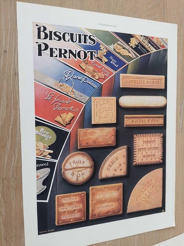 Publicité 1930 biscuits - publicité,