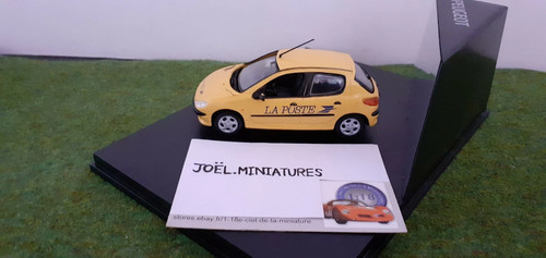 Peugeot 206 jaune poste au - 206,