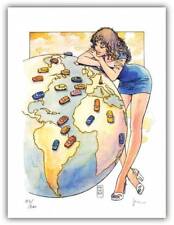 Affiche BD Milo MANARA Filles