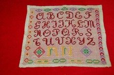 ABECEDAIRE CANEVAS  LETTRES