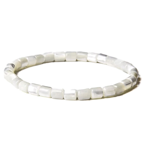 Bracelet perles nacre - bracelet, en