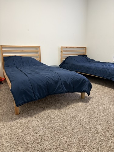Two ikea tarva - twin, with