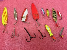 F4 Lot of fishing lures spoons