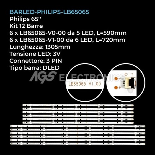 Kit barres led philips - 12,