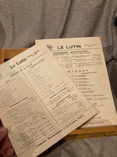 Lutin phonographe deux - phonographe,