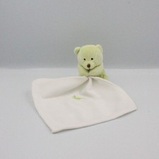 Doudou Ours vert mouchoir Baby nat - 9381