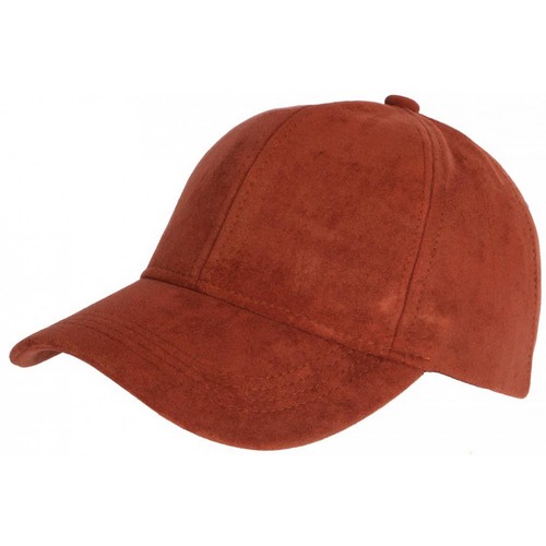 Casquette daim orange - orange, rouille