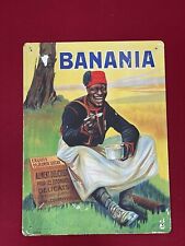 Plaque Publicitaire BANANIA Metal non emaillée
