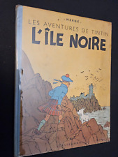 Tintin - L'île Noire  - Magnifique Edition B1 - 1947 - Papier Mince - TTBE