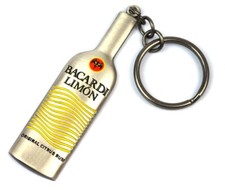 Bacardi Limon Citrus Rhum Chauve-Souris Logo Bouteille USA Porte-Clés