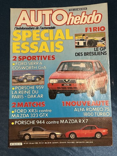 Auto hebdo autohebdo - autohebdo, 515