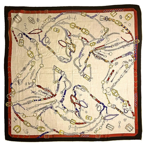 Auth hermes shawl 140 - hermes,