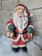 🎄🎄🎄  PÈRE NOËL EN RÉSINE EXTÉRIEUR LAMPE ÉCLAIRAGE.... MASSIVE  🎄🎄🎄