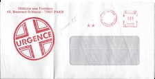 D202 - LETTRE DE PARIS V BIS RUE DE L'EPEE DE BOIS SANS DATE - T 5306 - MSF