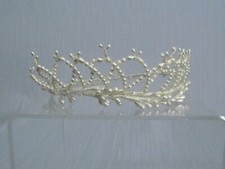 Diadème de mariée en perles anciennes, pour mariage vintage de princesse