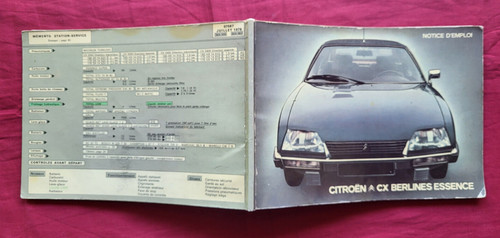 Citroën berlines essence - cx,