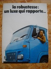 CATALOGUE/BROCHURE LES UTILITAIRES RENAULT SAVIEM SG2
