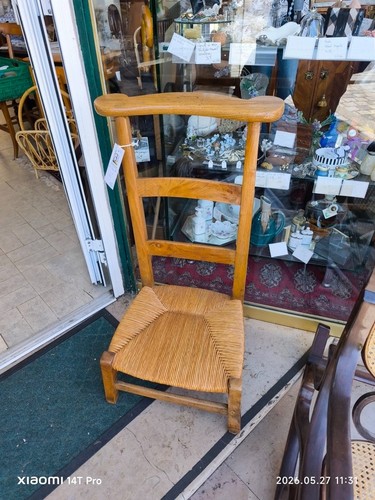 Ancien prie dieu assise - ancien,