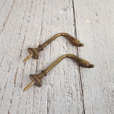 2x Anciens crochets en bronze