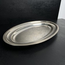 Grand Plat De Service Ovale En