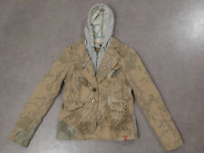 Veste toile beige "camouflage" fantaisie Edc by Esprit - M = L