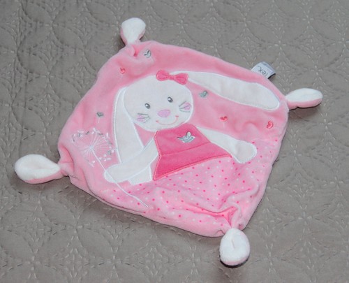 Doudou plat lapin - plat,