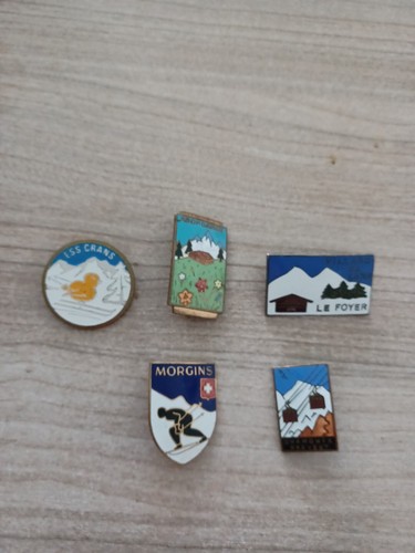 Lot broches ski - ski, anciennes