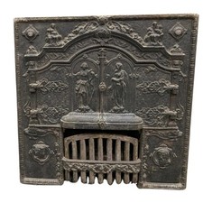 Insert de cheminée en fonte d'époque XIXème