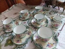 Porcelaine E. BRAIN & Co Ltd Foley China - Service à café 1930