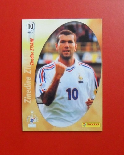 Zinedine zidane rare carte - zinedine,