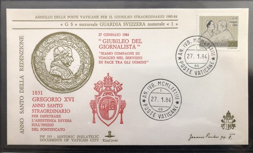 Fdc vatican pope - fdc,,