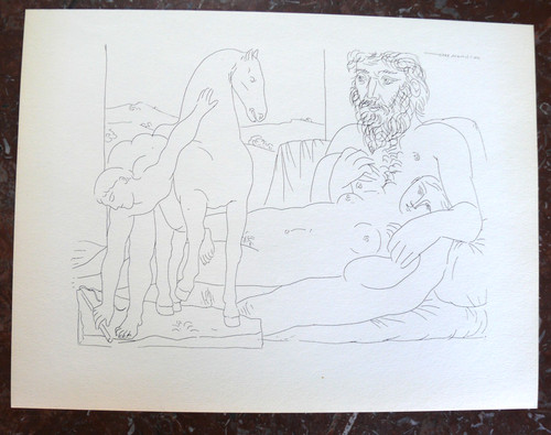 Pablo picasso gravure suite - gravure,