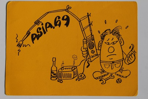 Carte postale qsl - carte, radio