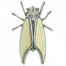 Broche cigale avec nacre