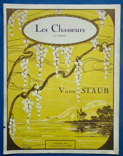 Piano partition les chasseurs - les,