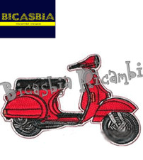 10622 - Patch Pour Veste Rouge 100X85 Vespa PX 125 150 200